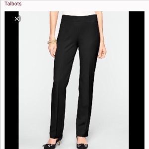 Talbots petite cropped side zip trousers